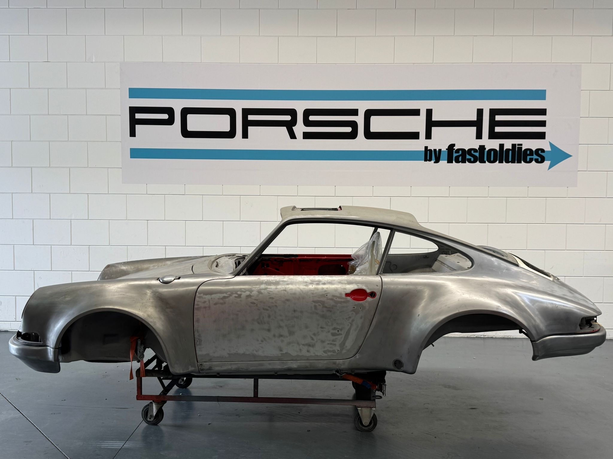 Porsche 911 carrosserie in projectfase